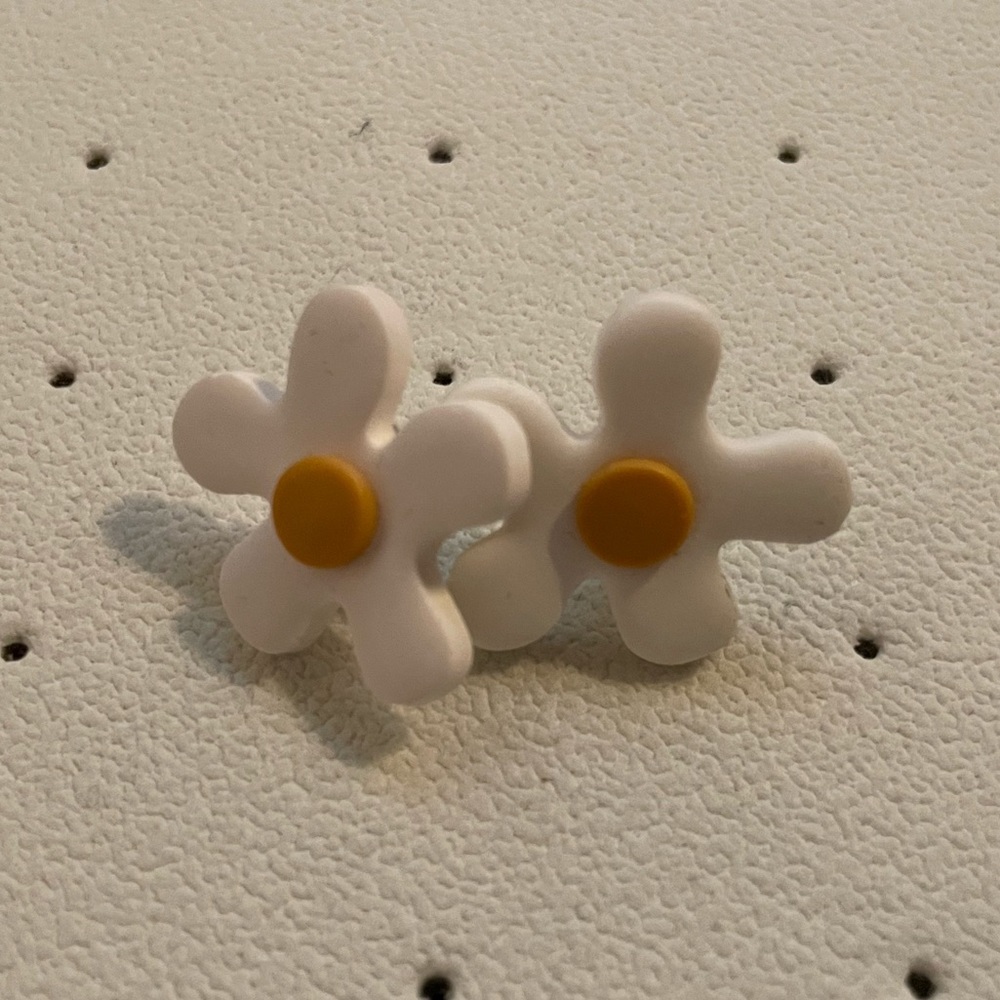 Funky flower earrings